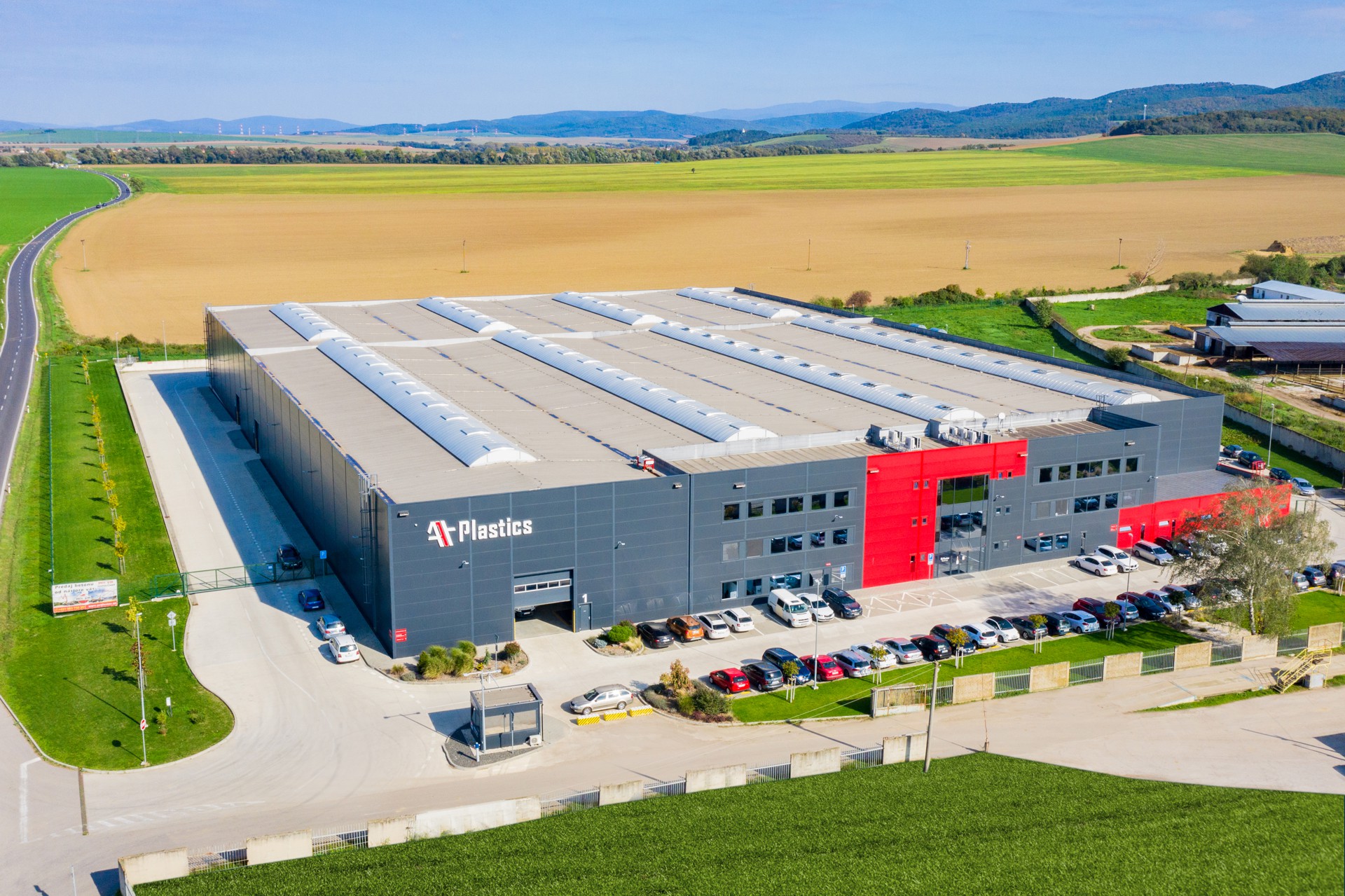 Plant for the production and processing of plastics Solčany